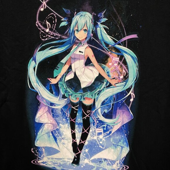 Hatsune Miku Power Up With Music T-Shirt size Small - Picture 4 of 5